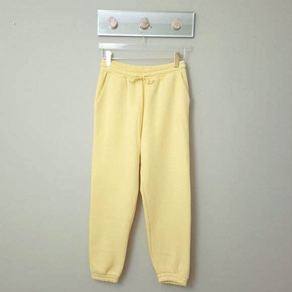 NWT Zara “light yellow” yellow trackpants, M - Picture 9 of 9